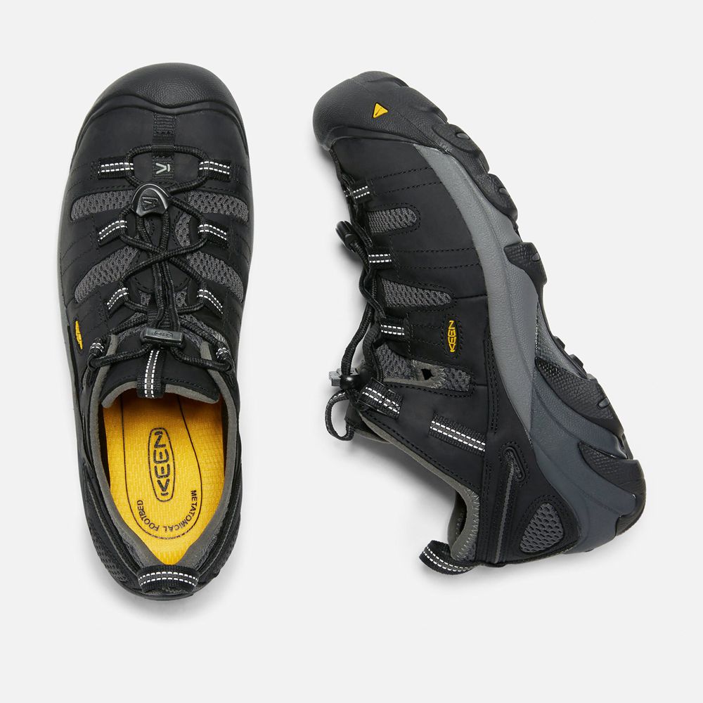 Chaussures de Travail Keen Homme Noir | Atlanta Cool (Steel Toe) | GXLRW-4758